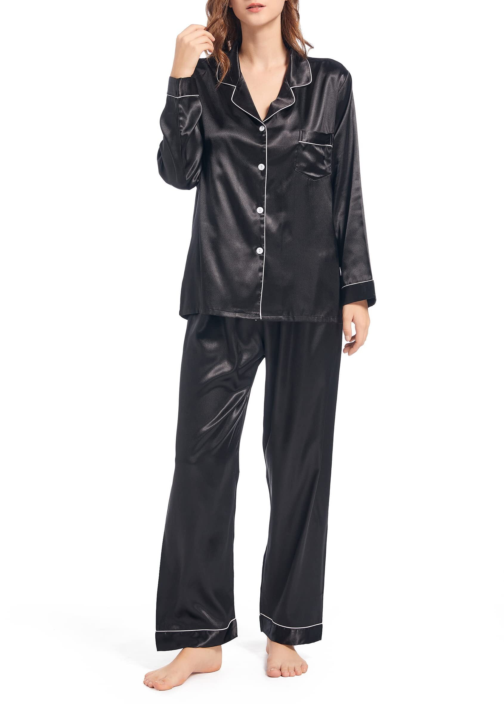 Silk satin pyjama set